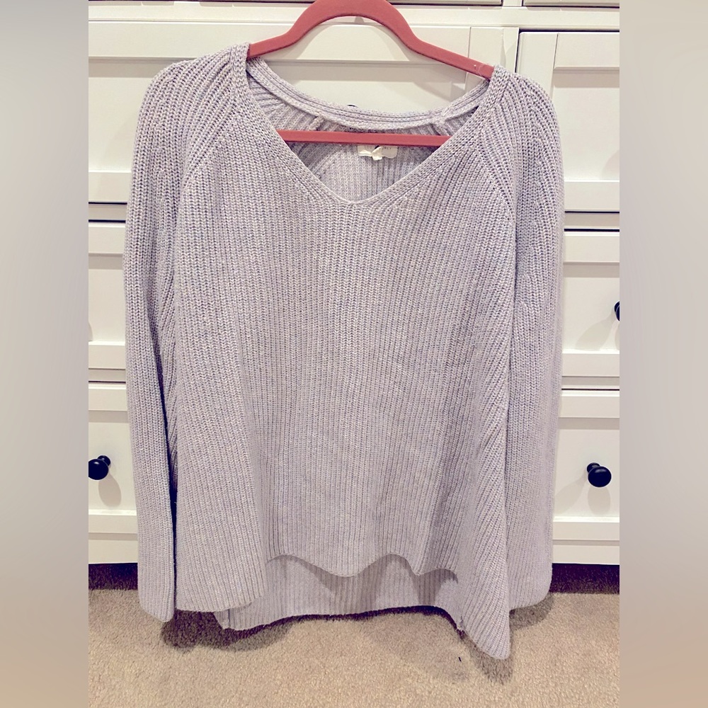 Liliac/grey Lou and grey oversized sweater - size large - good condition